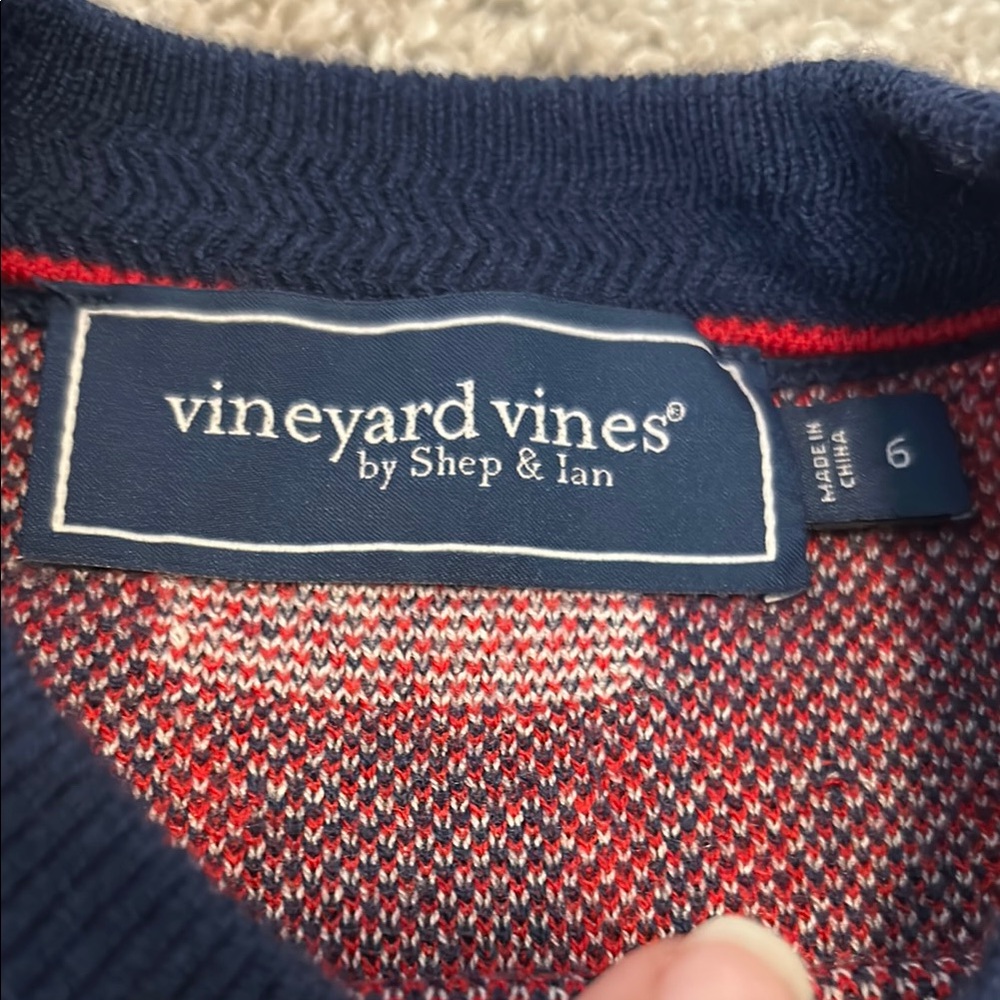 Boys Vineyard Vines Sweater Lobster Design - Picture 2 of 2